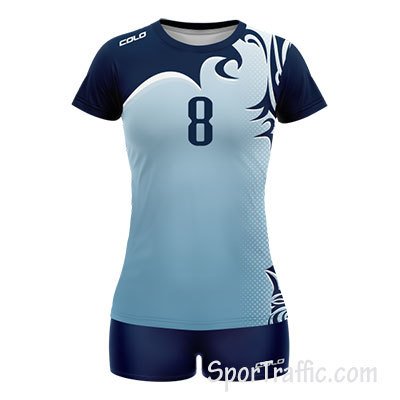 COLO Iguana Women's Volleyball Uniform 06 Blue