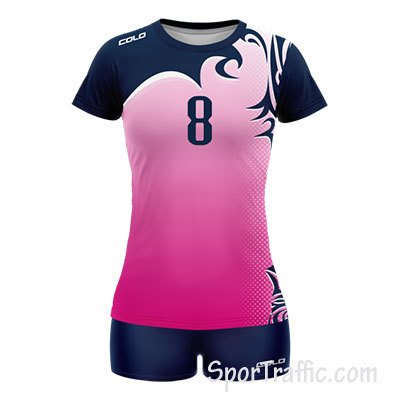 COLO Iguana Women's Volleyball Uniform 07 Pink