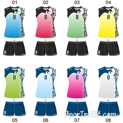 COLO Iguana Women's Volleyball Uniform Colors