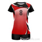 COLO Shimmer women’s volleyball uniform 02 Red
