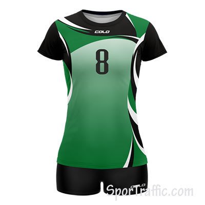 COLO Shimmer women's volleyball uniform 03 Green