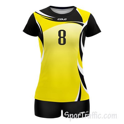 COLO Shimmer women's volleyball uniform 04 Yellow