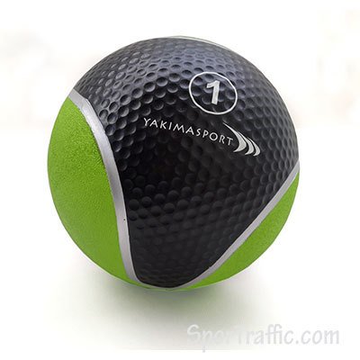 YAKIMASPORT medicine ball 1 kg 100308 Green