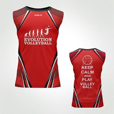 Evolution Volleyball Men's Sleeveless Shirt Keep Calm and Play Volleyball