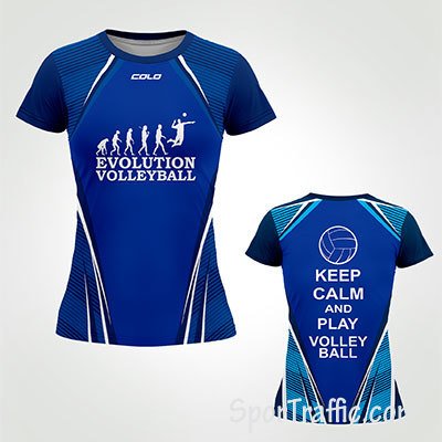 Evolution Volleyball Women's Jersey Keep Calm and Play Volleyball