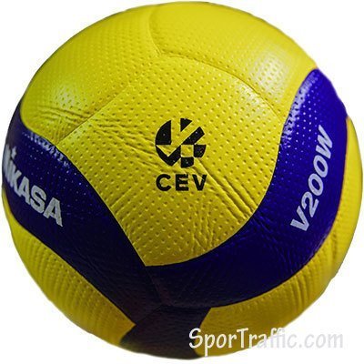 MIKASA V200W CEV Volleyball Ball Logo