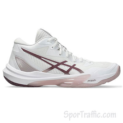 ASICS Sky Elite FF MT 3 women’s indoor volleyball shoes White Watershed Rose 1052A076.101