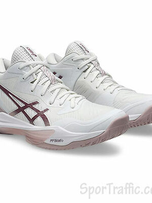 ASICS Sky Elite FF MT 3 women’s indoor volleyball shoes White Watershed Rose 1052A076.101