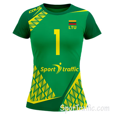 Lithuanian National Team Women's Volleyball Jersey Green