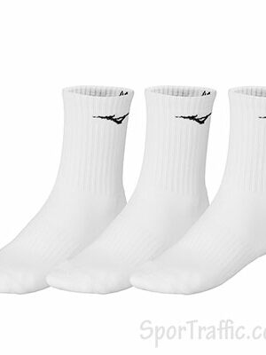 MIZUNO training socks 3P 32GX2505Z01 white