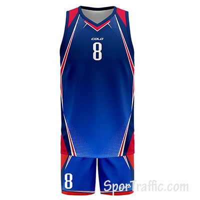 Basketball Uniform COLO Streak 01 Blue