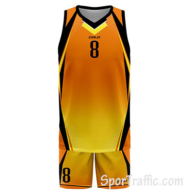 Basketball Uniform COLO Streak 04 Yellow
