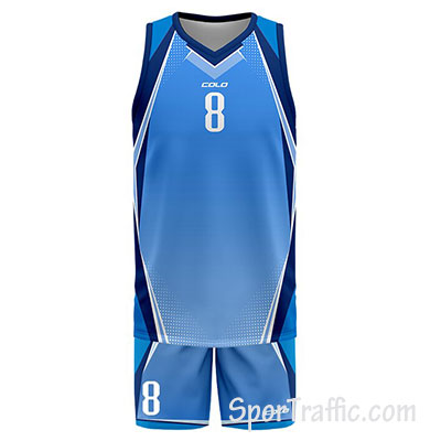 Basketball Uniform COLO Streak 06 Light Blue