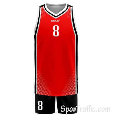 Basketball Uniform COLO Vapor 02 Red
