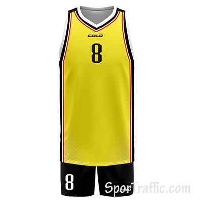 Basketball Uniform COLO Vapor 04 Yellow