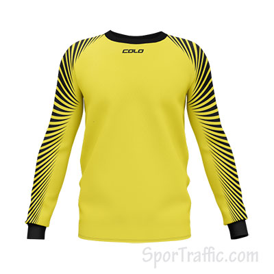 COLO Fetcher Futbolo Vartininko Marškinėliai 01 Geltona