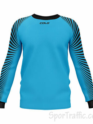 COLO Fetcher Futbolo Vartininko Marškinėliai 03 Mėlyna