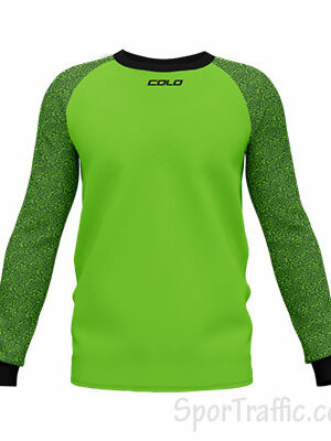 COLO Keeper Futbolo Vartininko Marškinėliai 01 Žalia