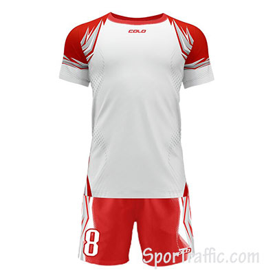 COLO Racoon Football Uniform 08 White