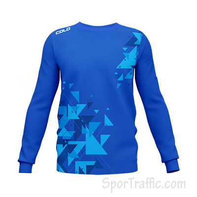 COLO Scale Futbolo Vartininko Marškinėliai 01 Mėlyna