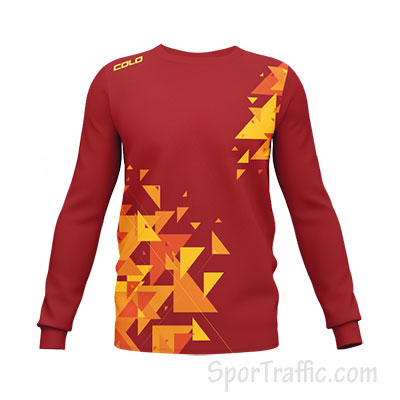 COLO Scale Futbolo Vartininko Marškinėliai 02 Raudona