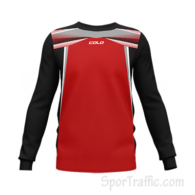 COLO Shiver Futbolo Vartininko Marškinėliai 02 Raudona