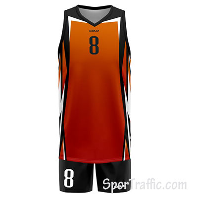 Basketball Uniform COLO Morsel 02 Red
