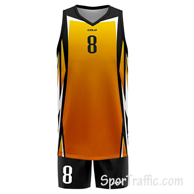 Basketball Uniform COLO Morsel 04 Yellow