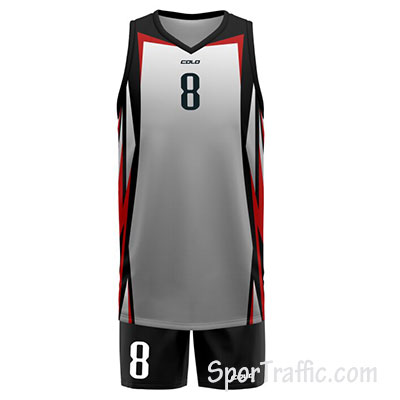 Basketball Uniform COLO Morsel 08 White