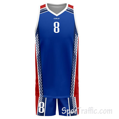 Basketball Uniform COLO Shabby 01 Blue