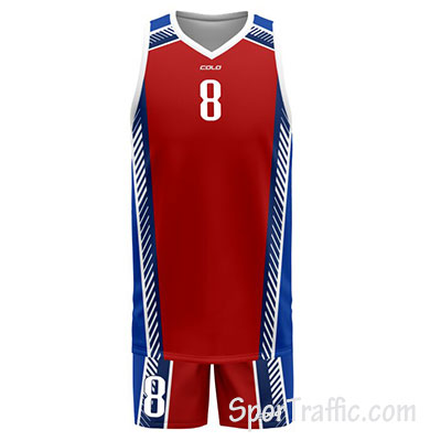 Basketball Uniform COLO Shabby 02 Red