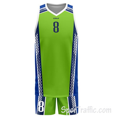 Basketball Uniform COLO Shabby 05 Light Green