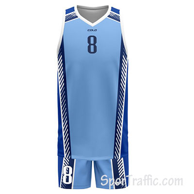 Basketball Uniform COLO Shabby 06 Light Blue