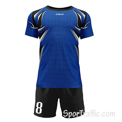COLO Crocodile Football Uniform 01 Blue