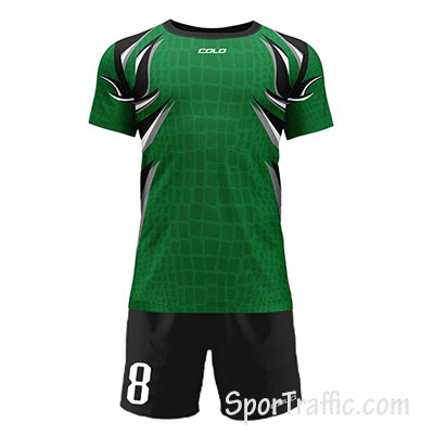 COLO Crocodile Football Uniform 03 Green