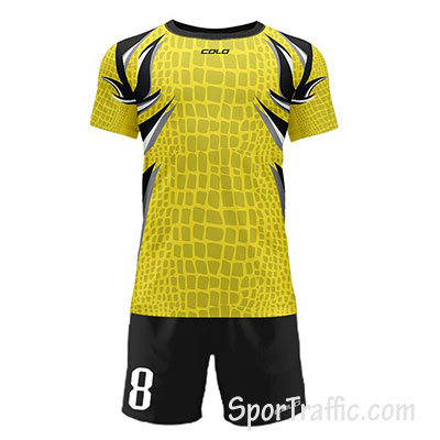 COLO Crocodile Football Uniform 04 Yellow