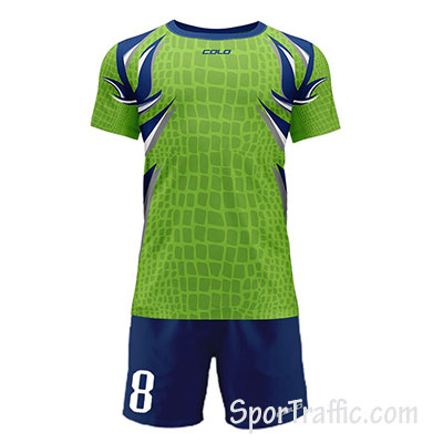 COLO Crocodile Football Uniform 05 Light Green