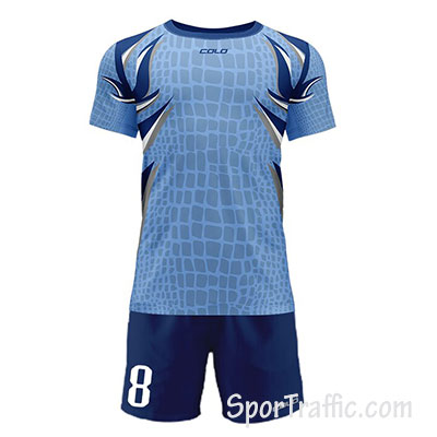 COLO Crocodile Football Uniform 06 Light Blue