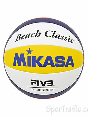 MIKASA BV551C-WYBR Paplūdimio Tinklinio Kamuolys Beach Classic