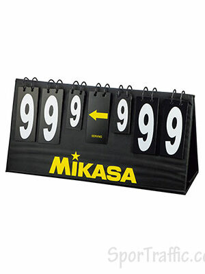 MIKASA AC-HC100B-BK portable manual scoreboard