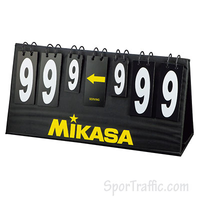 MIKASA AC-HC100B-BK portable manual scoreboard sport