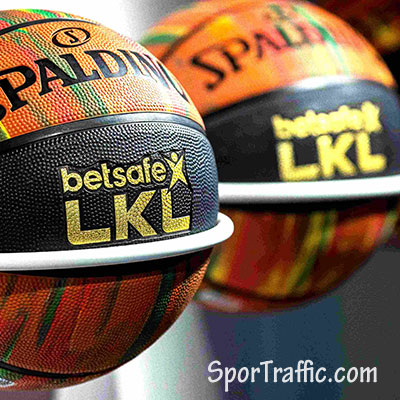 SPALDING Marble LKL outdoor basketball 85-061Z Lithuania ball