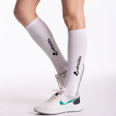 +adrenalina Samba volley long socks feature foot 2302-021 white