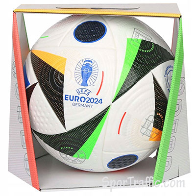 ADIDAS Fussballliebe Euro24 Pro Futbolo Kamuolys IQ3682 Prezentacinė dėžutė