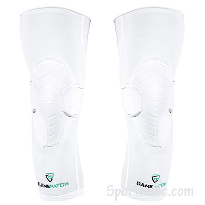 GAMEPATCH compression basketball knee pads KP04-001 white