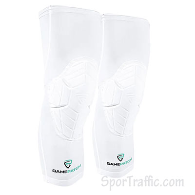 GAMEPATCH Compression Basketball Knee Pads - KP04-001 - White