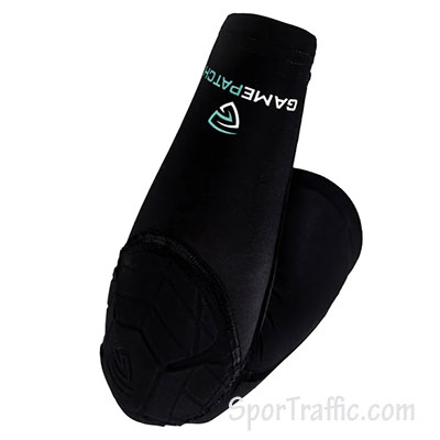 GAMEPATCH padded compression arm sleeve black basketball