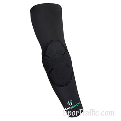GAMEPATCH padded compression arm sleeve black