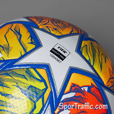 ADIDAS UCL Londonas Pro futbolo kamuolys IN9340 sertifikuotas FIFA Quality Pro