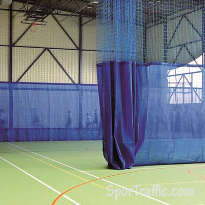 HUCK sports hall division nets curtains 720A blue